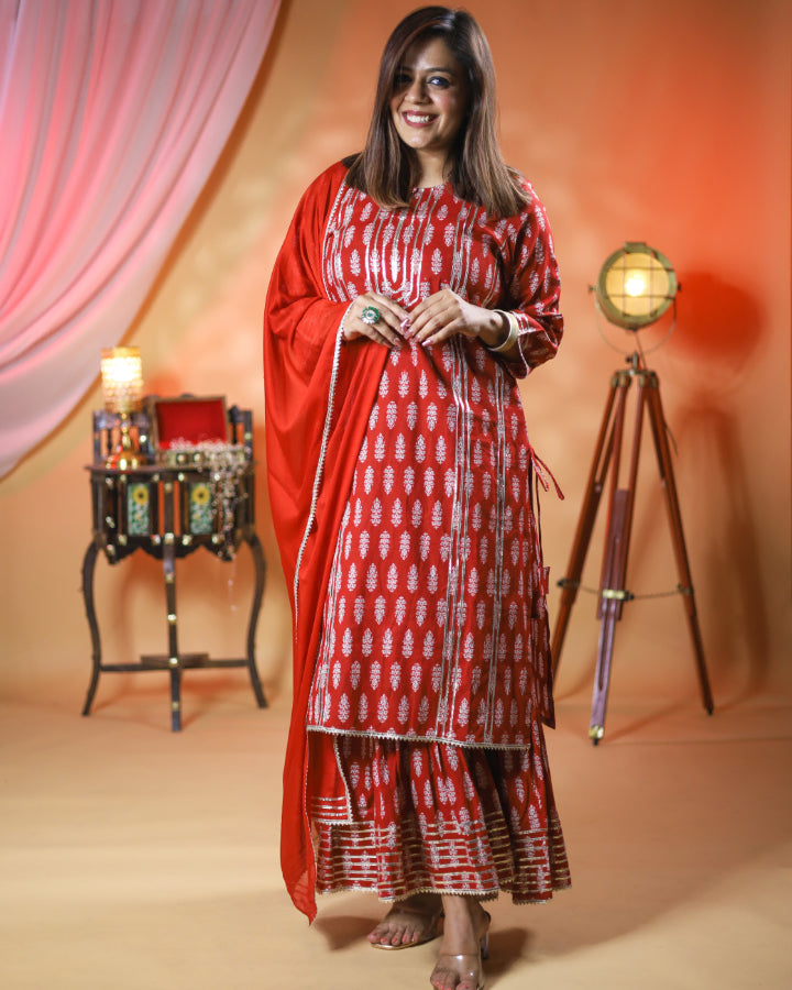 Sufiyana Gharara Suit - Set of 3