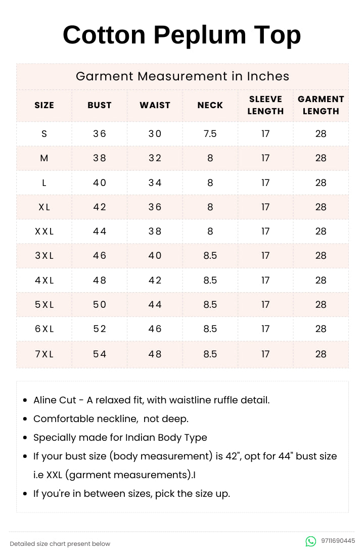 Malai Lilac Cotton Peplum Top