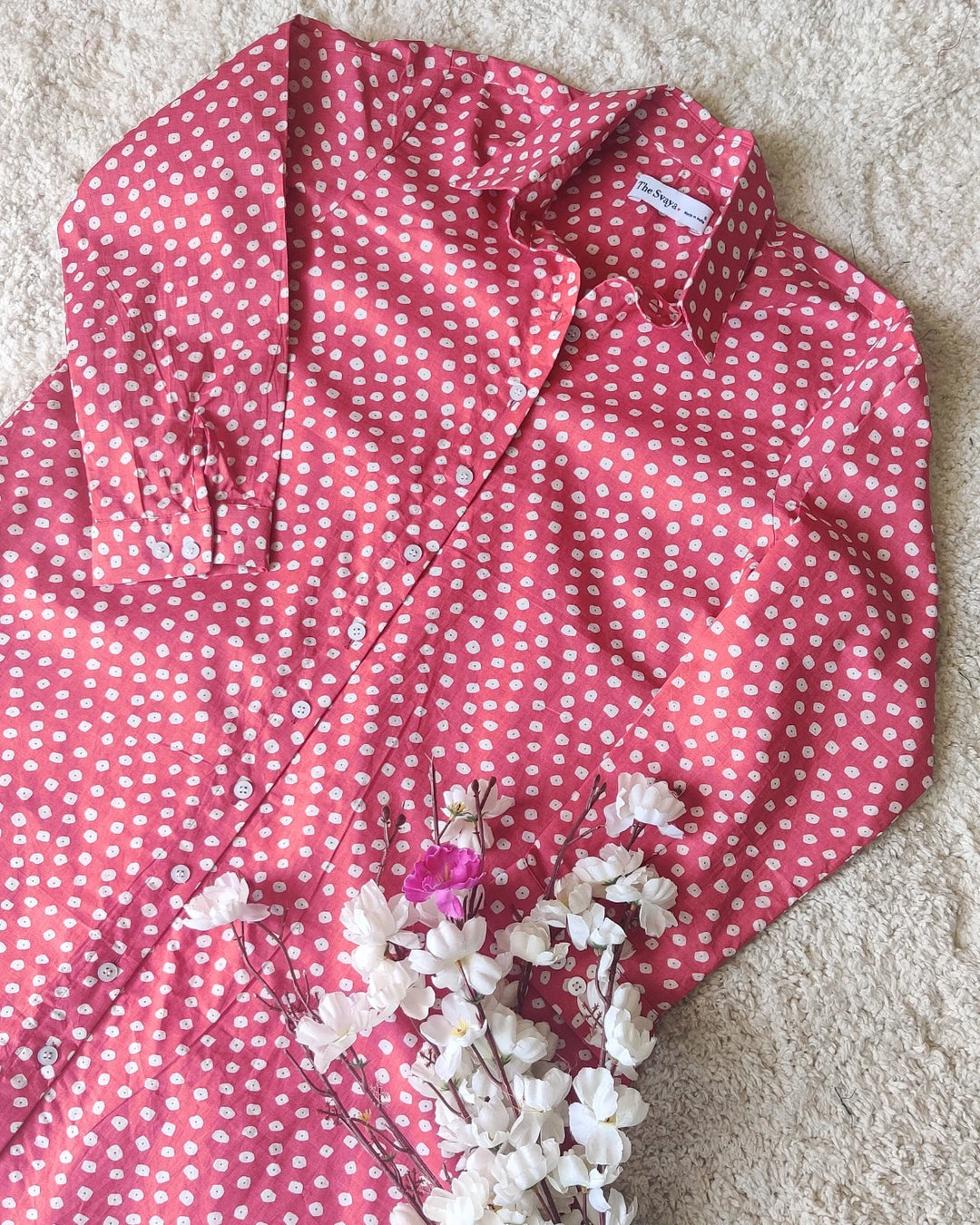 Red Polka Long Shirt