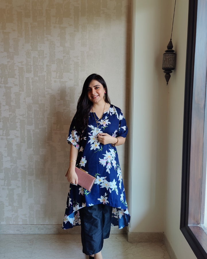 Black Silk Wide Legged Pants