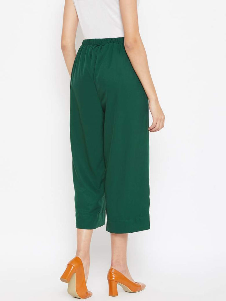Shop for women's cropped palazzos and bottoms online only on The Svaya