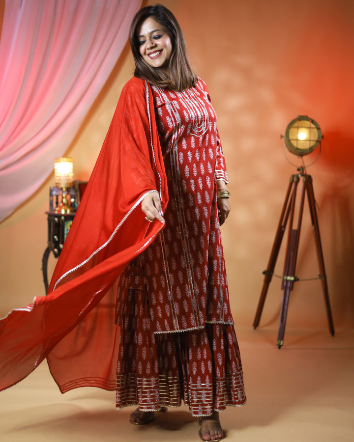Sufiyana Gharara Suit - Set of 3