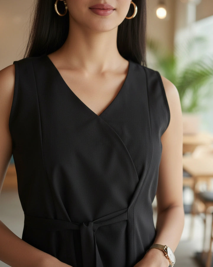 Power Blazer Crepe Top For Women