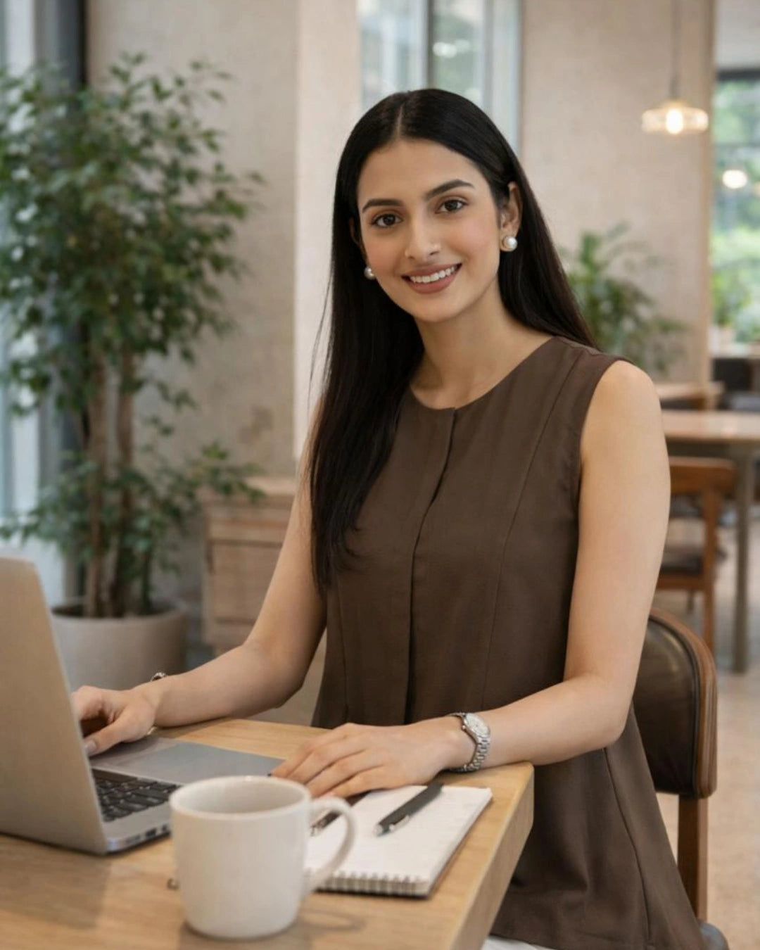 Oh So Serious Crepe Top For Women