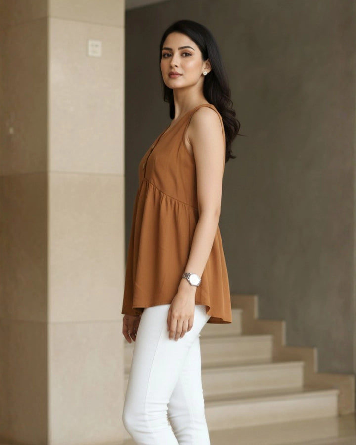 Made To Chill Crepe Top For Women