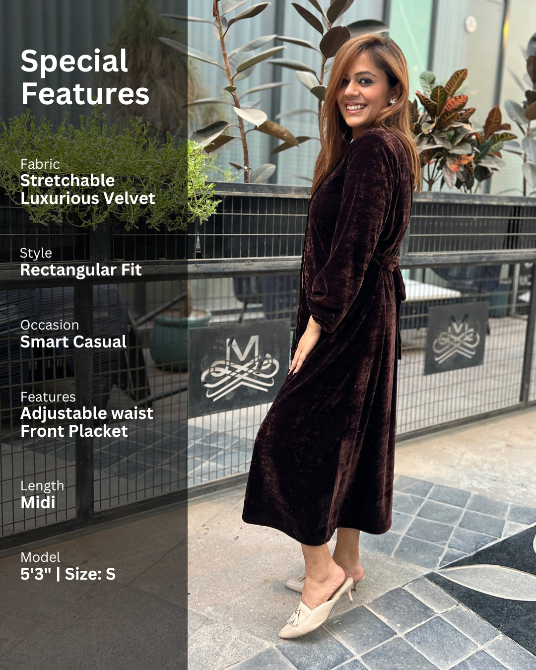 Cocoa Brown Velvet Shirt Dress The Svaya Cocoa Brown Velvet Shirt Dress The Svaya