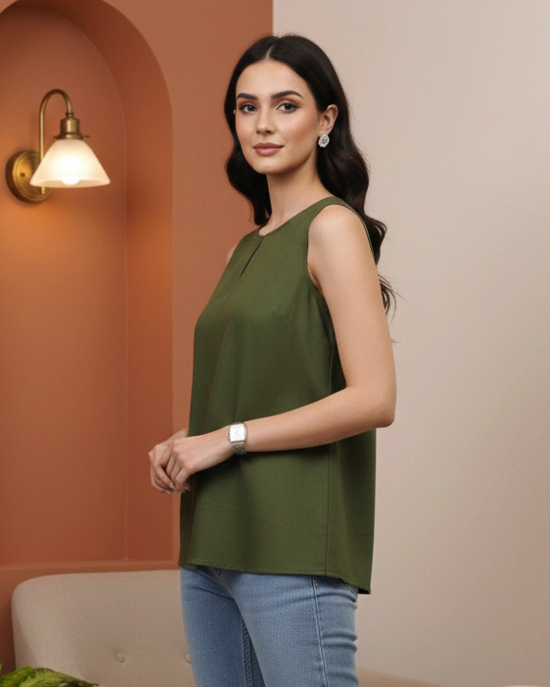 Feeling Chill Slub Summer Top For Women