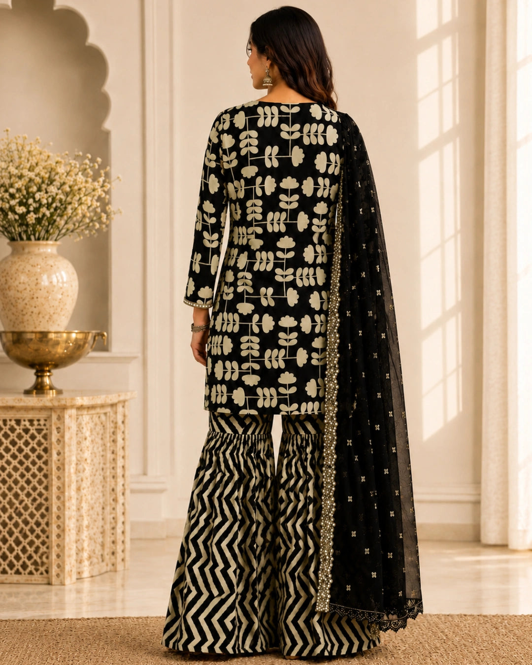 Kasturi Cotton Garara Set