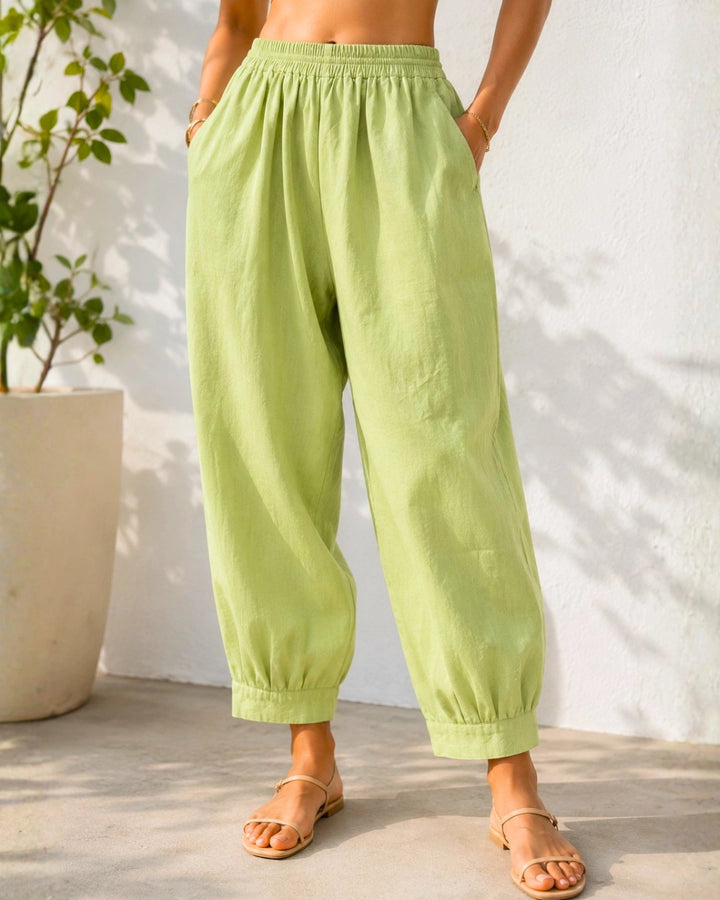 Mint Muse Stripe Farshi Cotton Kurta Set