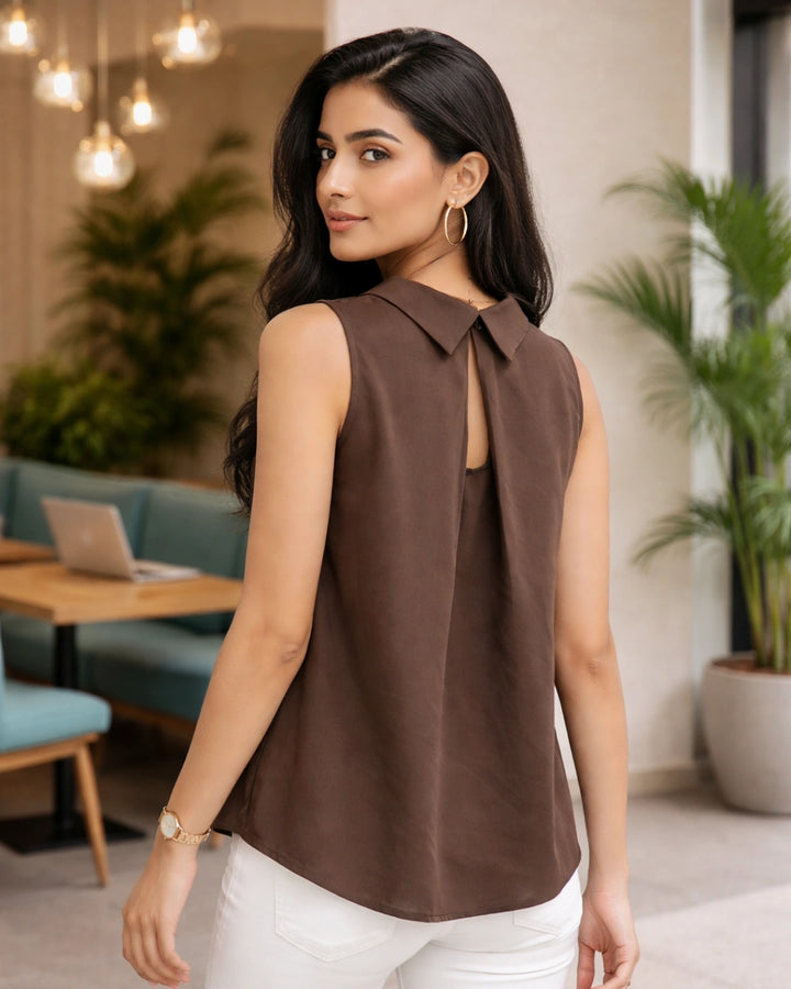 My Way Or Highway Women's Top in Brown