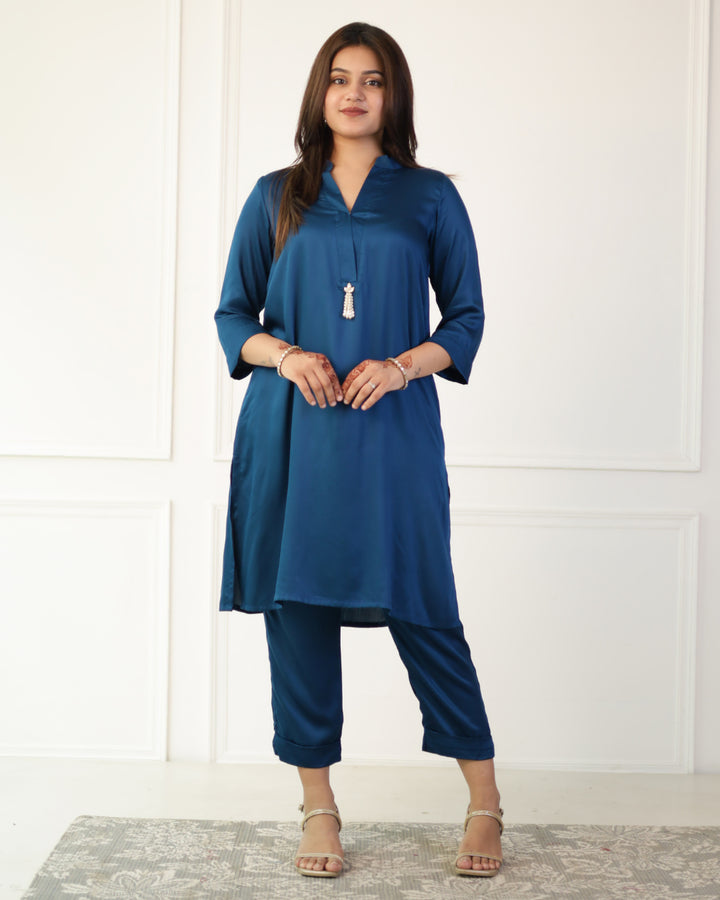 Ocean Blue Modal Kurta Set of 2