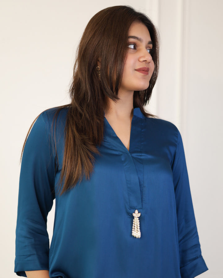 Ocean Blue Modal Kurta Set of 2