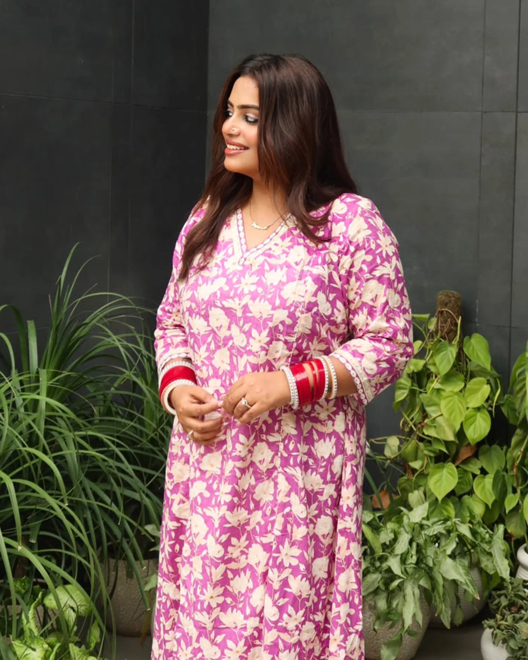 Purple Ivy Aline Cotton Kurta Set of 2