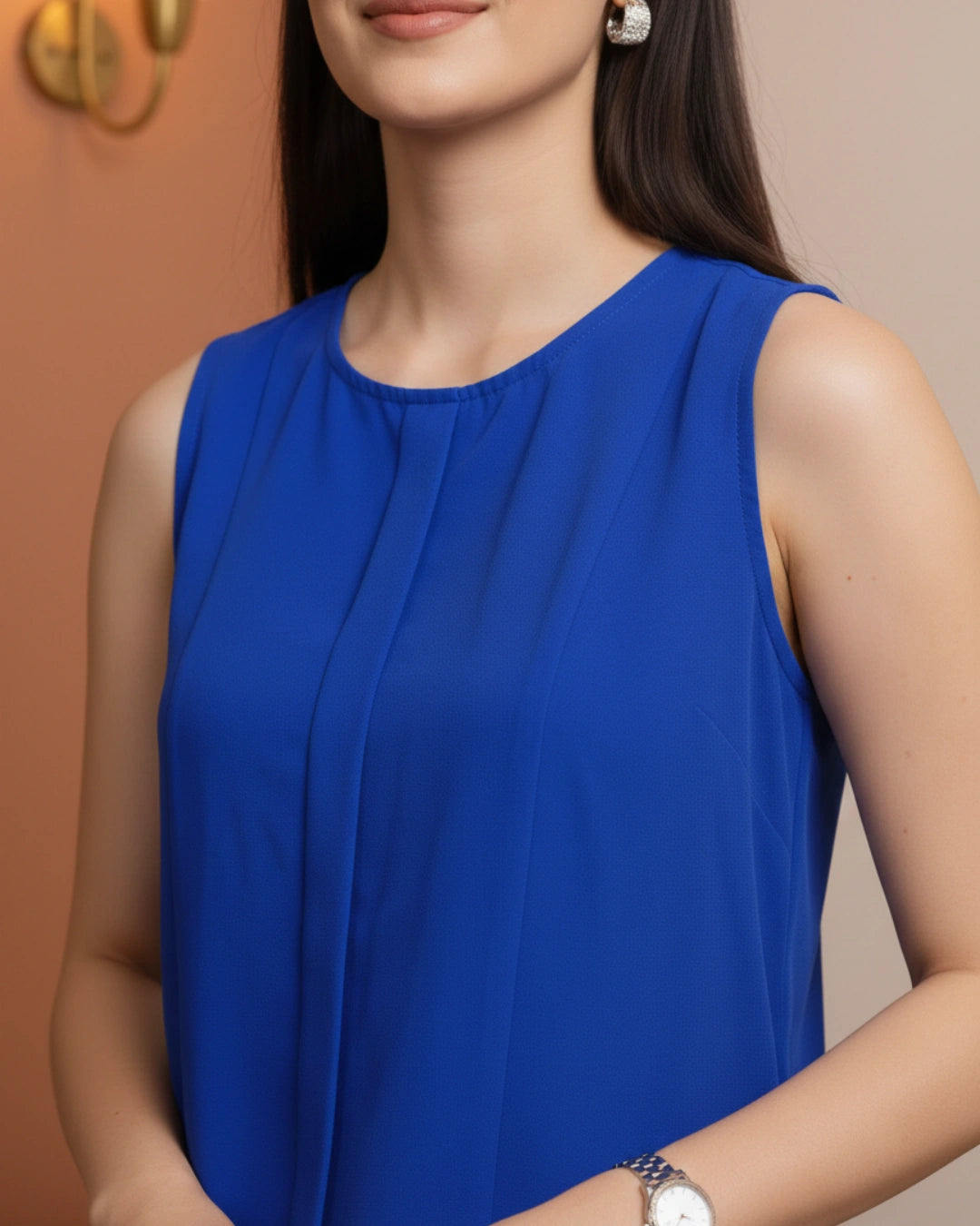 Oh So Serious Crepe Top For Women