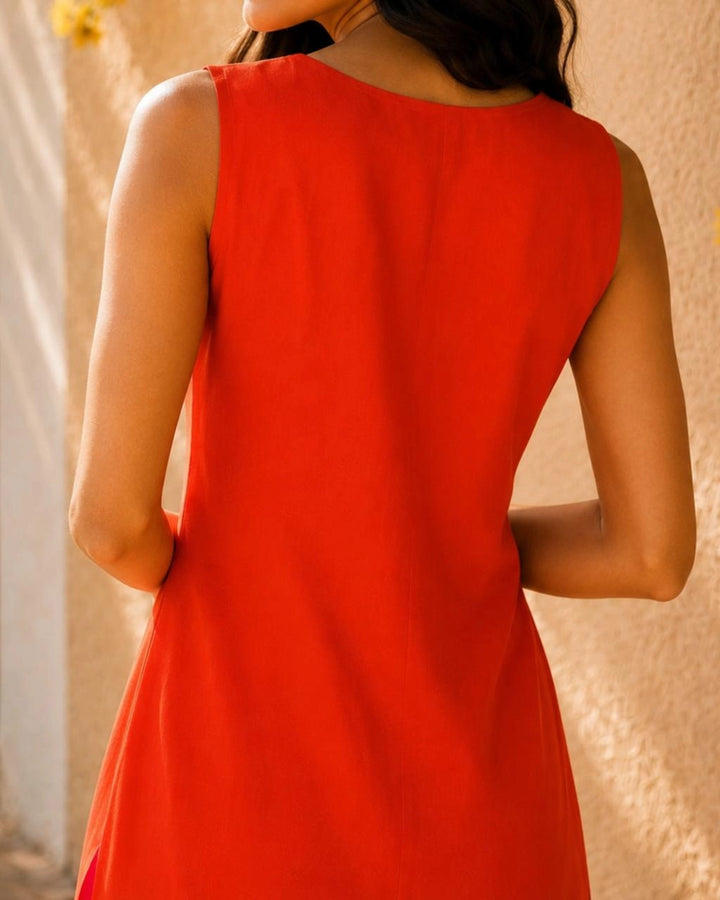 Summer Fizz Color Block Kurta For Women