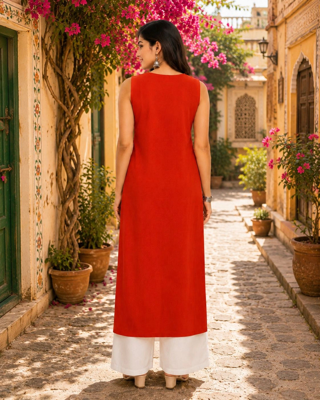 Summer Fizz Color Block Kurta For Women