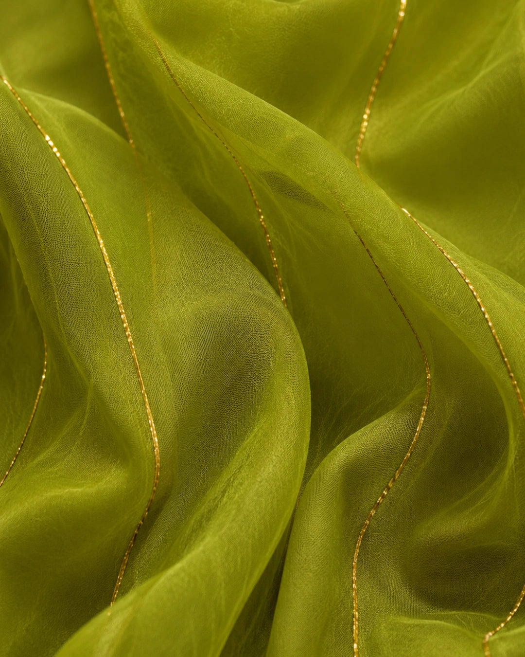 Sunheri Noor Gota Lace Green Dress