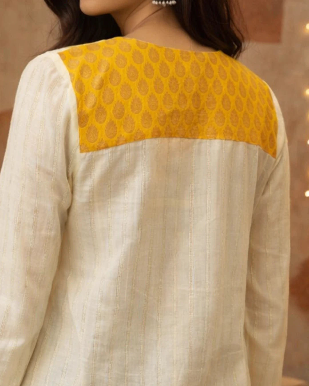 Zari Ivory Magic Relaxed Fit Women's Cotton Shirt