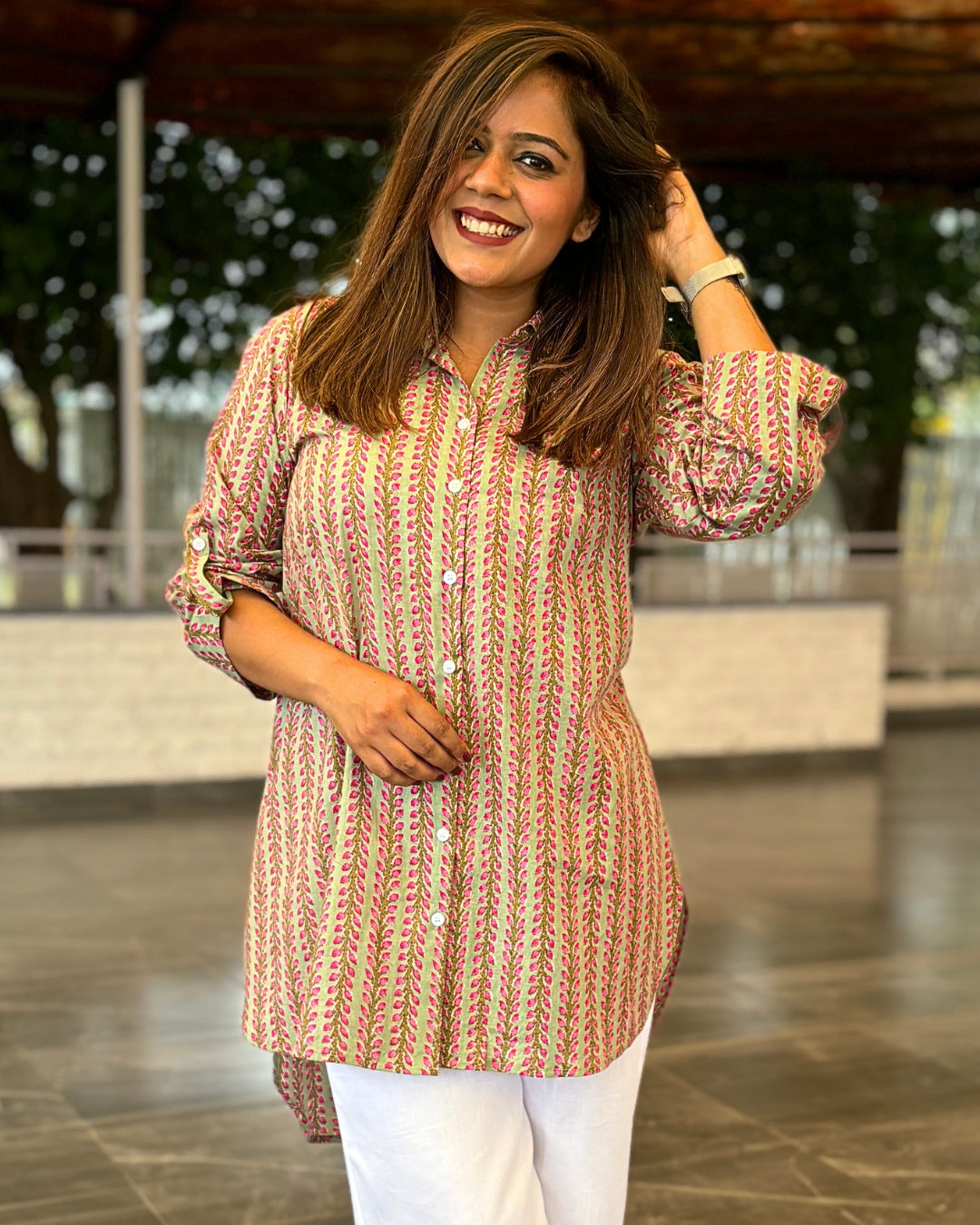 Fancy long top for ladies sales