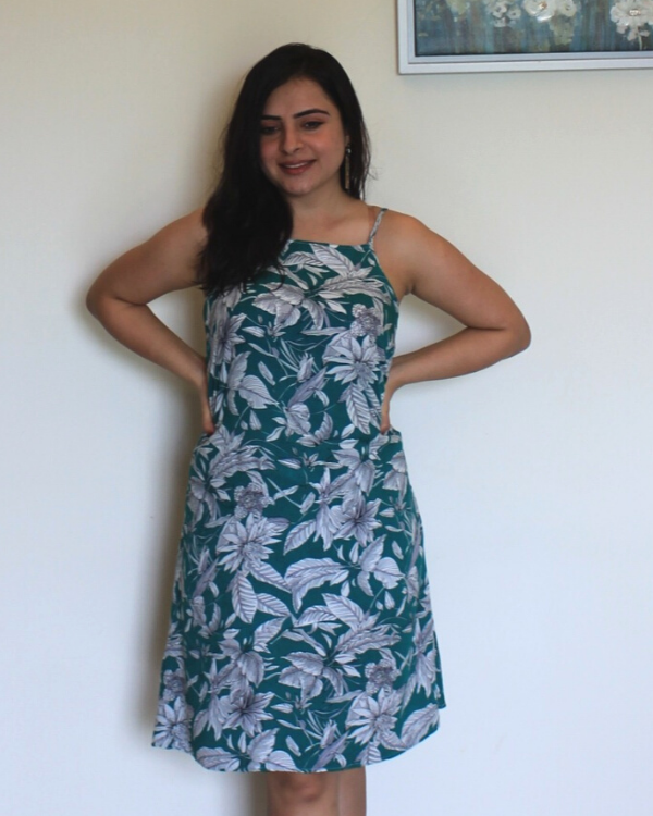 Tropical Splash Esmeralda Dress