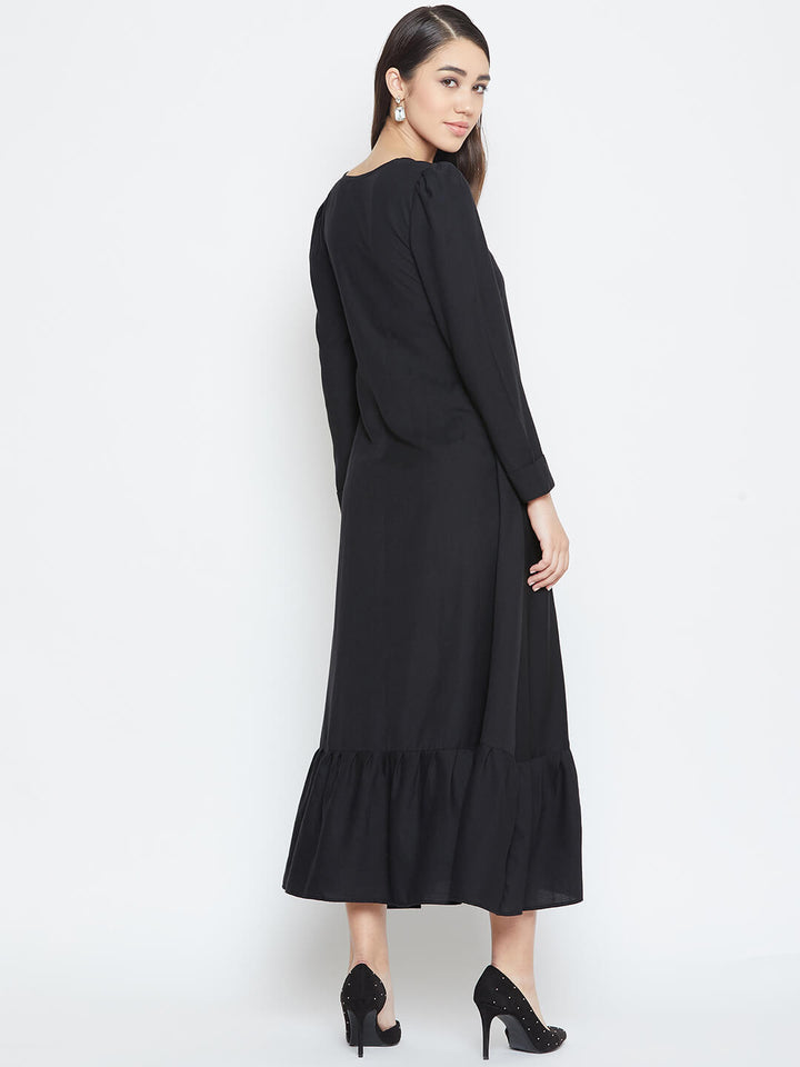 Find the stylish black dress from thesvaya