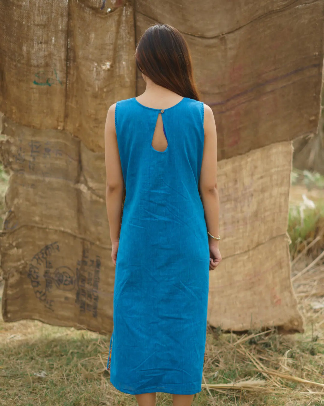 Blue Tijori Dress