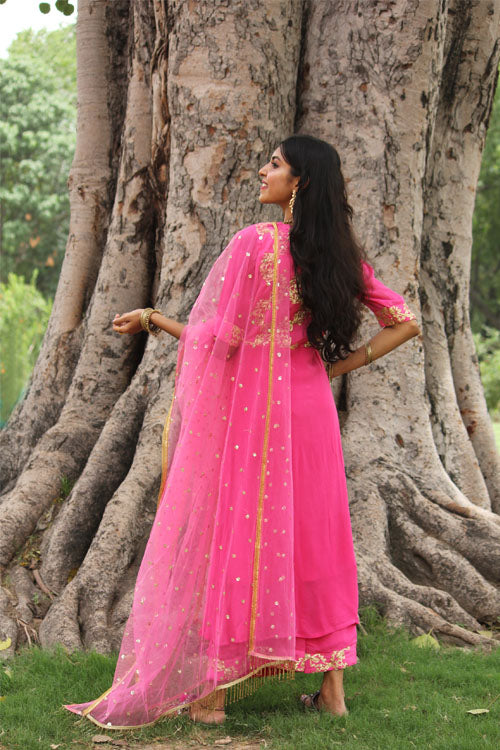 Buy Magicthreads Women's Banarasi Jacqaurd Unstitched Salwar Suit Dress  Material With Dupatta | Suit (Top) 2 m, Salwar (Bottom) 2 meter, Dupatta  (Scarf) 2.25 meter (ST_MTBT_CH_RN) at Amazon.in