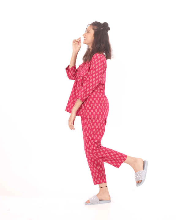 Try our women's night suit in cotton to chill in style