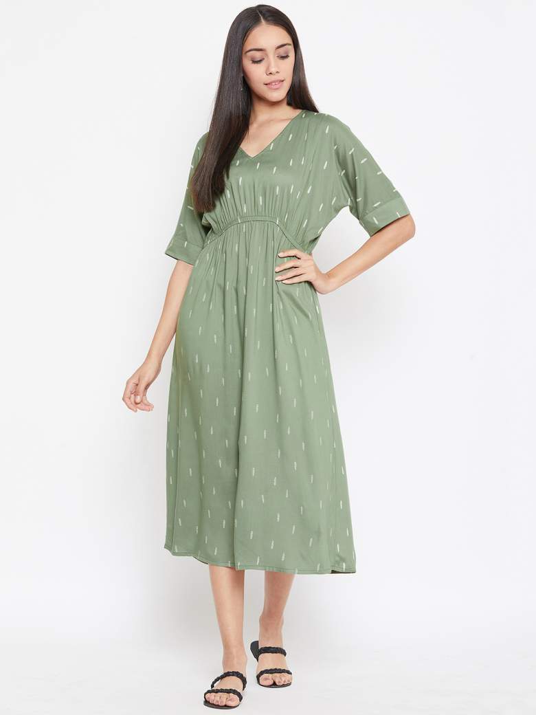 Leaf Green Dress