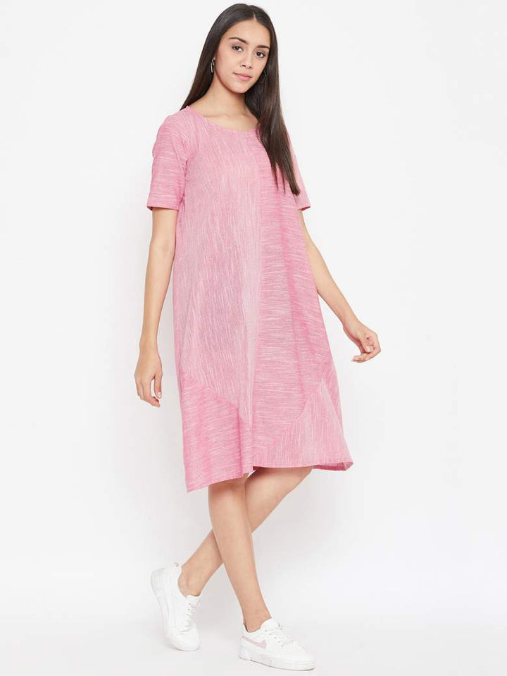 Pink A line Dress