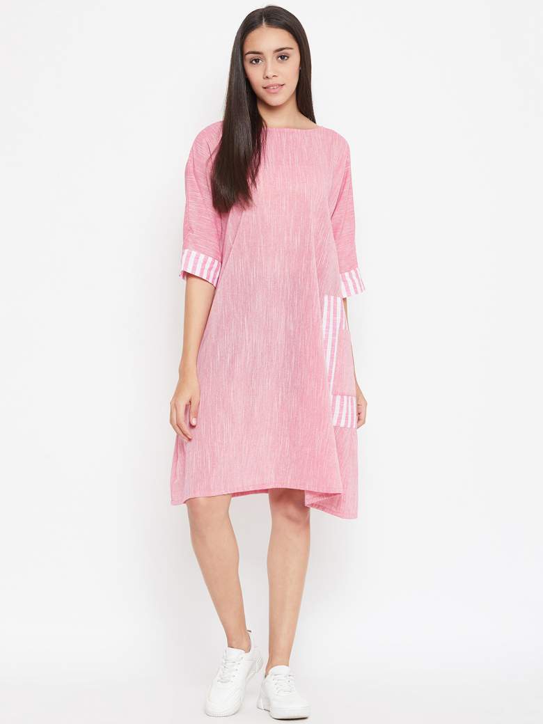 Pink Side Pocket dress