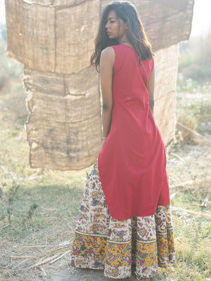 Amazing kurta set with indian textile in your wardrobe.